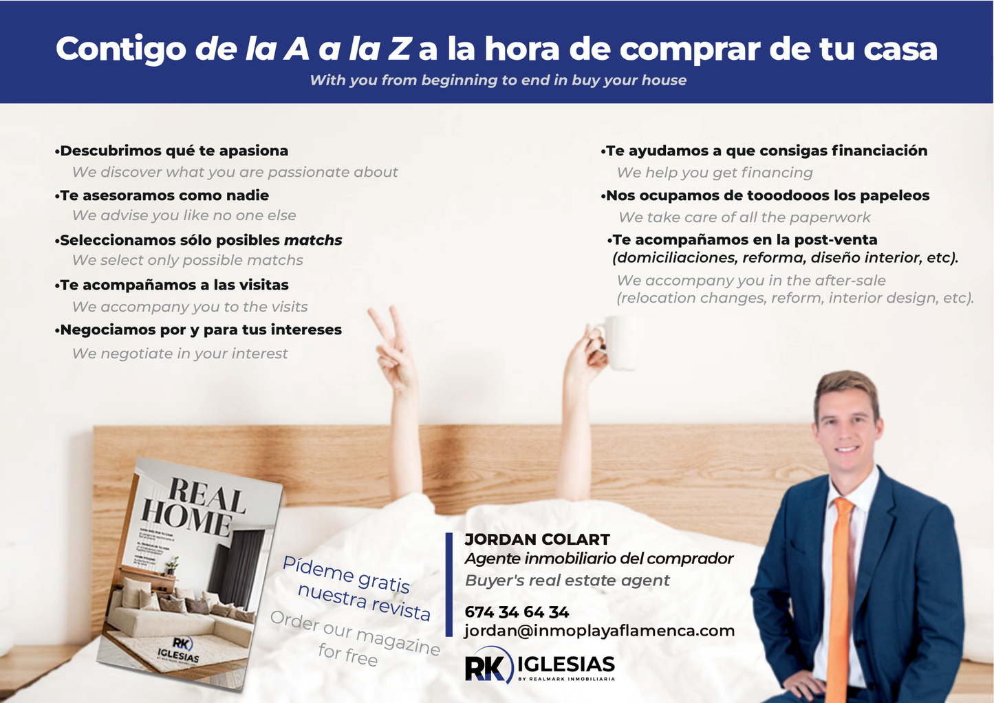 Flyer Compradores Idiomas