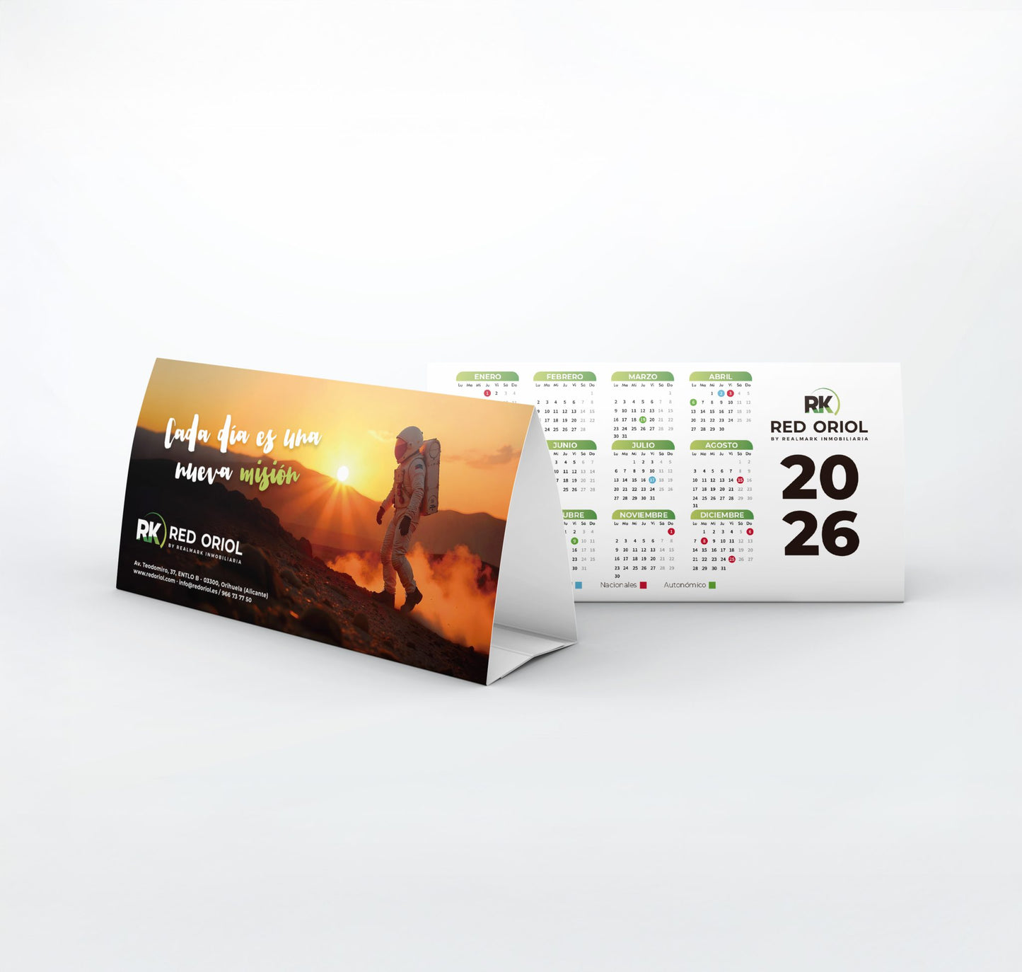 CALENDARIOS MESA (Piramide automontable) B