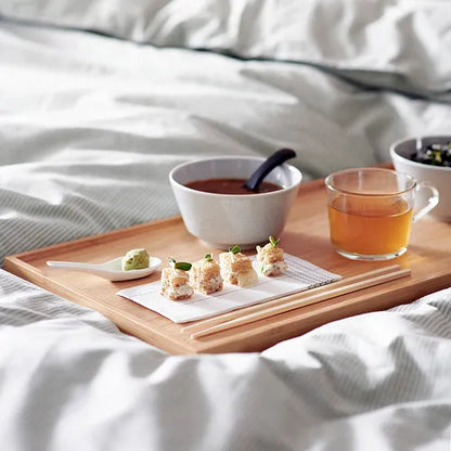 Bandeja de cama , bambú, 11 ½"x10"x20 ½"