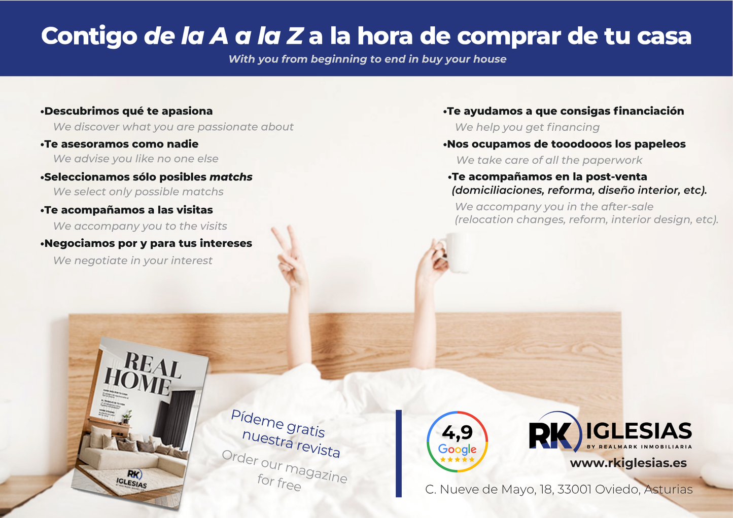 Flyer Compradores Idiomas