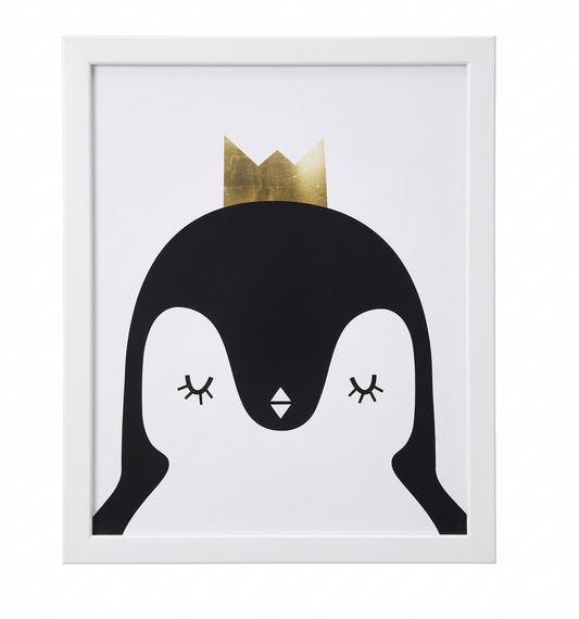 40x50cm cuadro pingüino