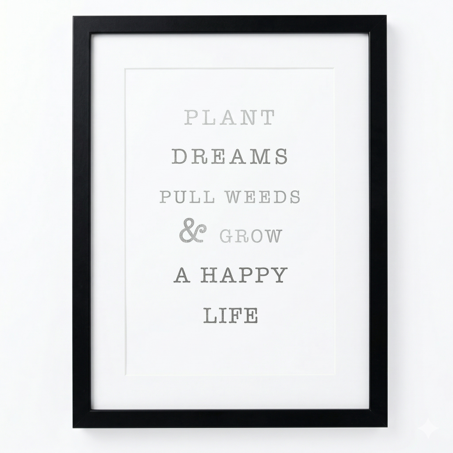 30x40cm cuadro frase inspiradora