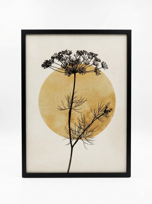 21x30cm cuadro sol naciente