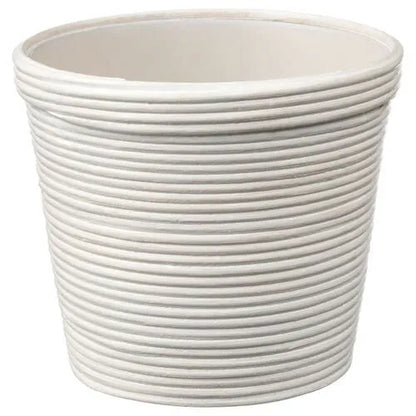 Macetero lineas blanco