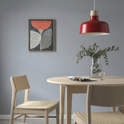 Cuadro 40x50 cm flor naranja