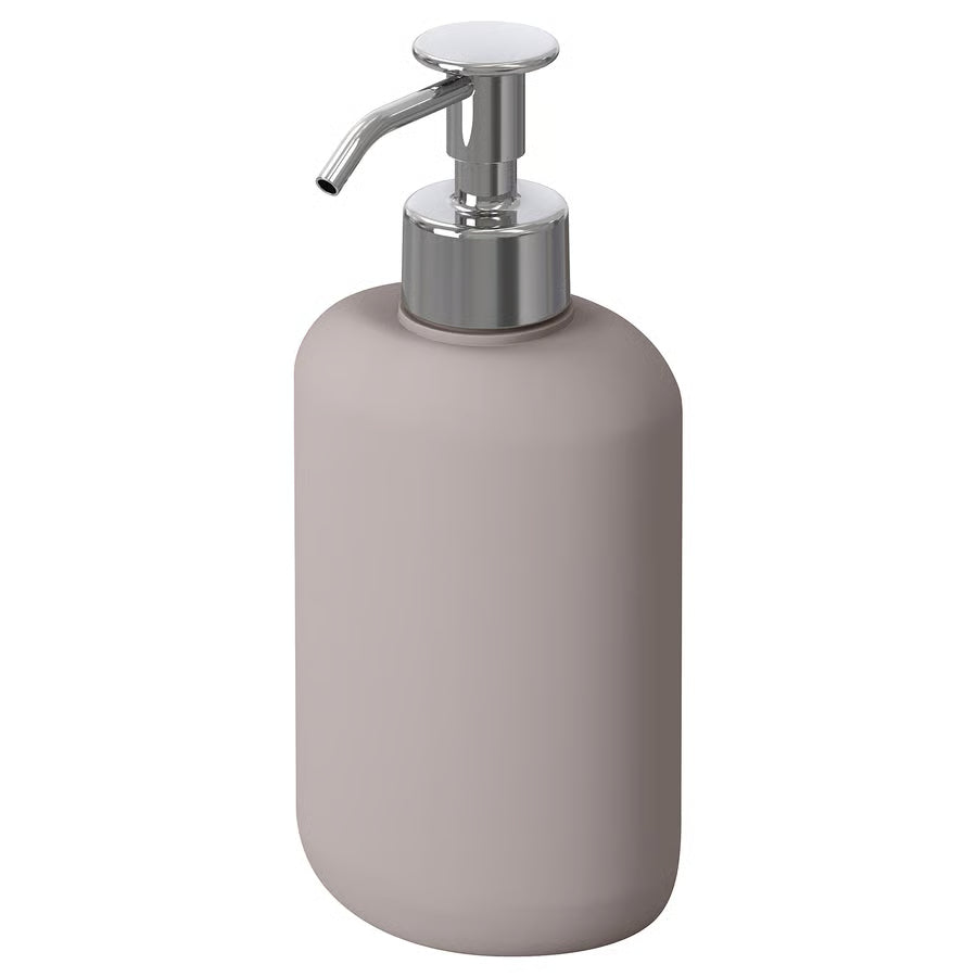 Dispensador de jabón beige