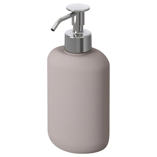 Dispensador de jabón beige